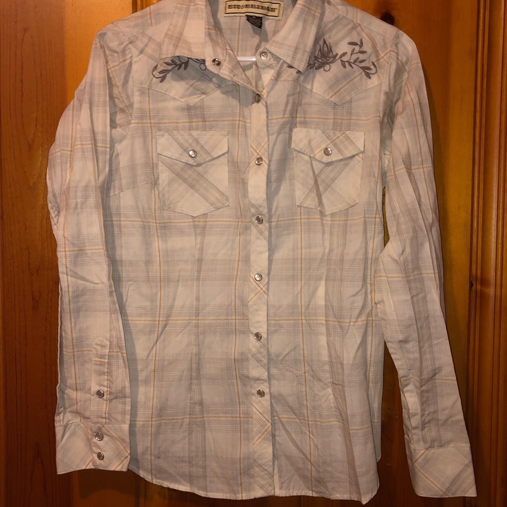 Bit & Bridle button up